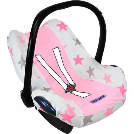 Чехол в автокресло Xplorys DOOKY Seat cover 0+ Pink Stars