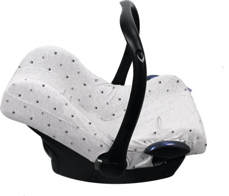 Чехол в автокресло Xplorys DOOKY Seat cover 0+ Grey Crowns