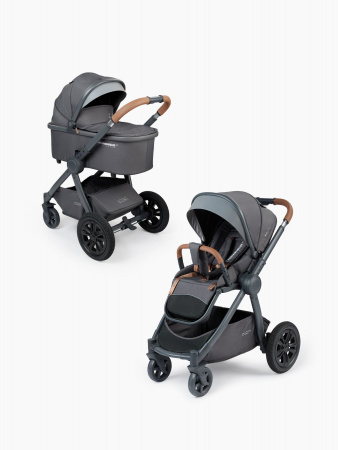 Набор из 3 предметов «MOMMER PRO: КОЛЯСКА 3 В 1» Dark grey