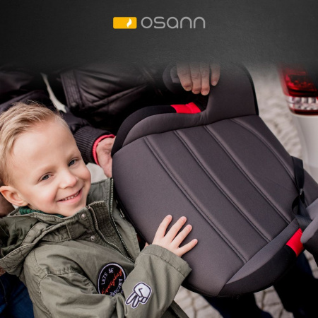 Бустер Osann JUNIOR GURTFIX (модель FB-208) Nero от 15 до 36 кг (3 года - 12 лет)