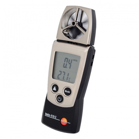 Testo 410-2 - Карманный анемометр с крыльчаткой и сенсором влажности Testo