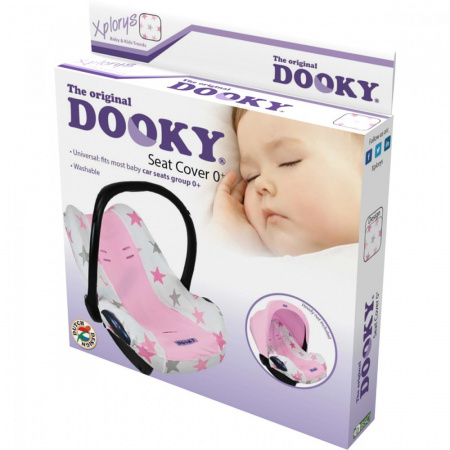 Чехол в автокресло Xplorys DOOKY Seat cover 0+ Pink Stars