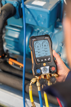 Testo 557s Комплект 1 - Умный цифровой манометрический коллектор и беспроводные зонды вакуума и температуры