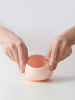 Набор посуды для детей: миска на присоске и ложка Light pink