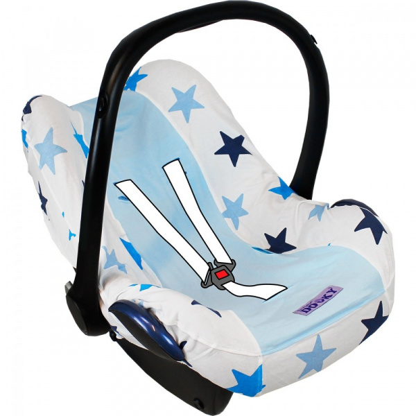 Чехол в автокресло Xplorys DOOKY Seat cover 0+ Blue Stars