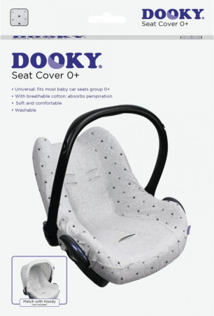Чехол в автокресло Xplorys DOOKY Seat cover 0+ Grey Crowns