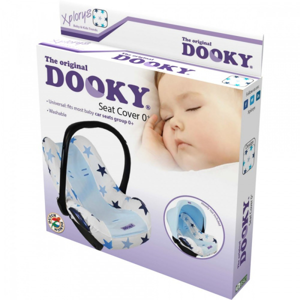 Чехол в автокресло Xplorys DOOKY Seat cover 0+ Blue Stars