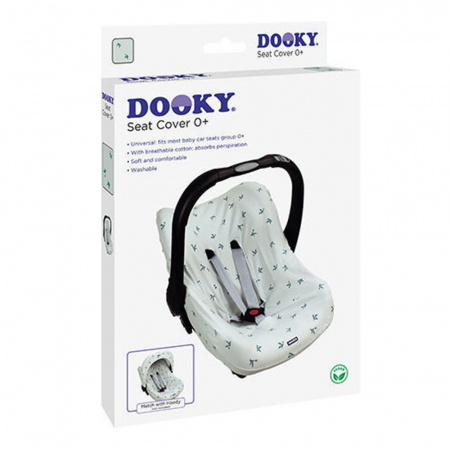 Чехол в автокресло Xplorys DOOKY Seat cover 0+ Origami Swallow Grey Jade
