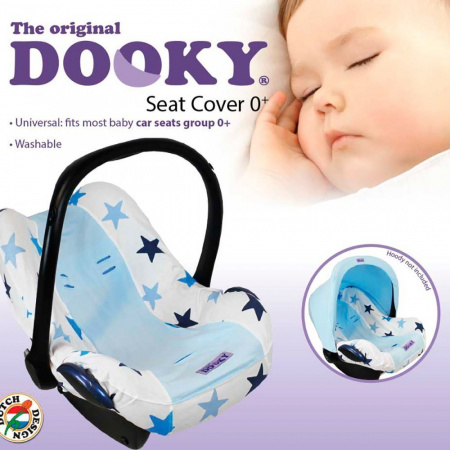 Чехол в автокресло Xplorys DOOKY Seat cover 0+ Blue Stars