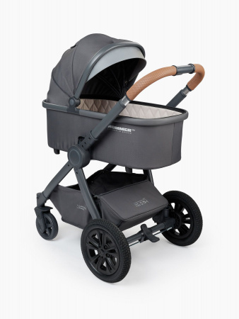 Набор из 3 предметов «MOMMER PRO: КОЛЯСКА 3 В 1» Dark grey