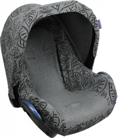 Чехол в автокресло Xplorys DOOKY Seat cover 0+ Grey Leaves