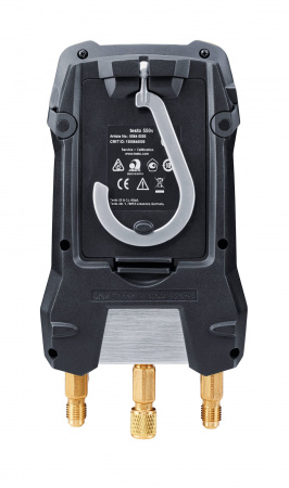 Testo 550s Комплект 3 с заправочными шлангами - Умный цифровой манометрический коллектор, смарт-зонды зажимы температуры и набор из трёх заправочных шлангов