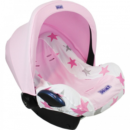 Чехол в автокресло Xplorys DOOKY Seat cover 0+ Pink Stars