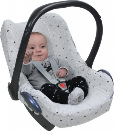Чехол в автокресло Xplorys DOOKY Seat cover 0+ Grey Crowns