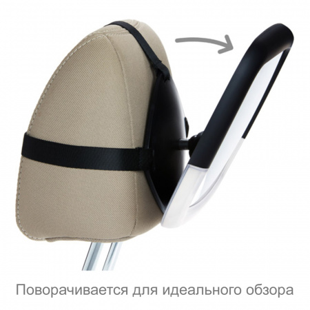 Зеркало контроля за ребёнком в автомобиле Brica Munchkin Night Light Baby In Sight Pivot Mirror