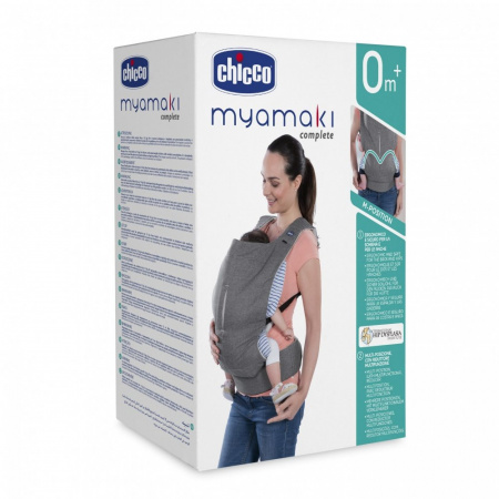 Рюкзак для переноски ребёнка Chicco Myamaki Complete Denim Cyclamen