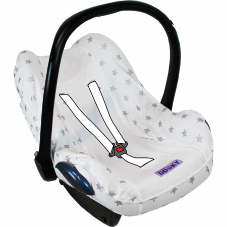 Чехол в автокресло Xplorys DOOKY Seat cover 0+ Silver Stars